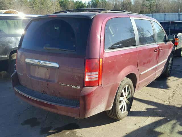 2A8HR541X9R641984 - 2009 CHRYSLER TOWN & COU BURGUNDY photo 4