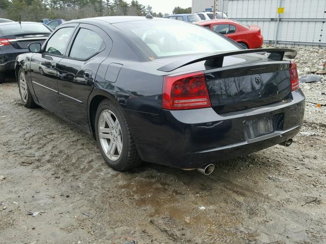 2B3KA53H66H132416 - 2006 DODGE CHARGER R/ BLACK photo 3