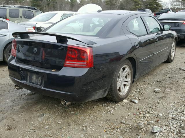 2B3KA53H66H132416 - 2006 DODGE CHARGER R/ BLACK photo 4