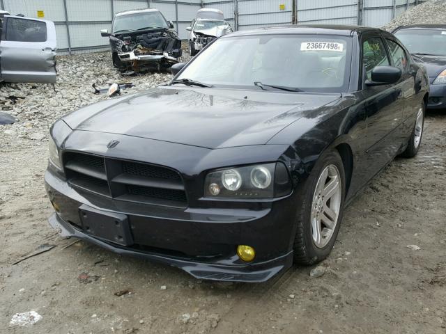 2B3KA53H66H132416 - 2006 DODGE CHARGER R/ BLACK photo 9