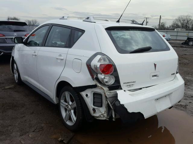 5Y2SP67019Z473931 - 2009 PONTIAC VIBE WHITE photo 3