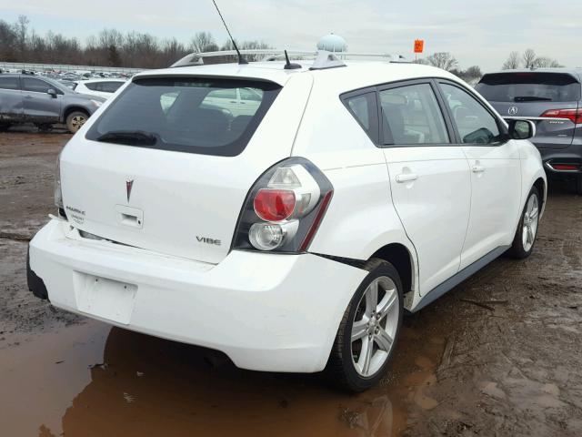 5Y2SP67019Z473931 - 2009 PONTIAC VIBE WHITE photo 4