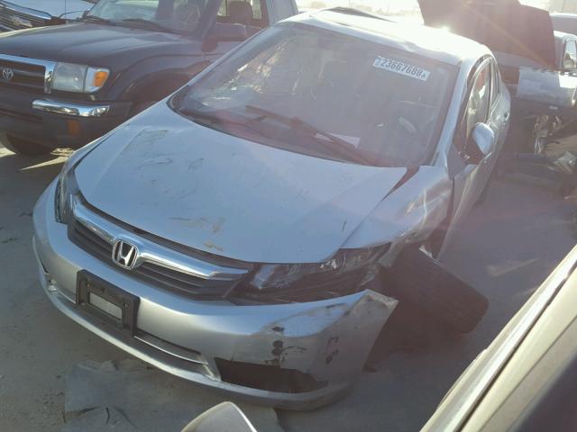 19XFB2F9XCE358949 - 2012 HONDA CIVIC EXL Күміс фото 2