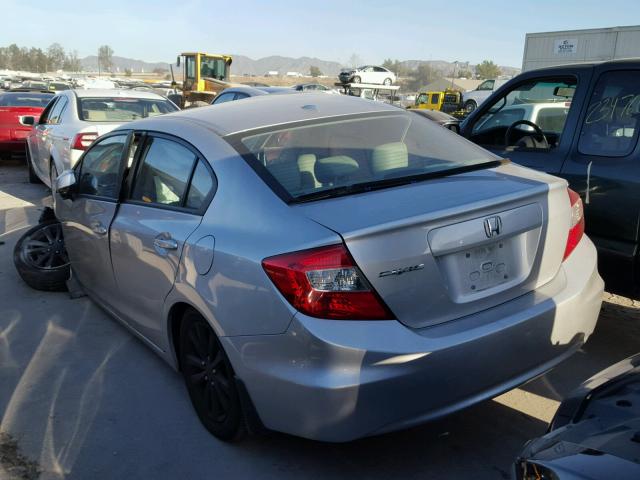 19XFB2F9XCE358949 - 2012 HONDA CIVIC EXL Күміс фото 3