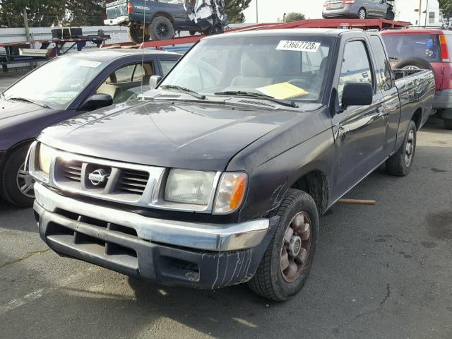 1N6DD26S3YC430753 - 2000 NISSAN FRONTIER K BLACK photo 2