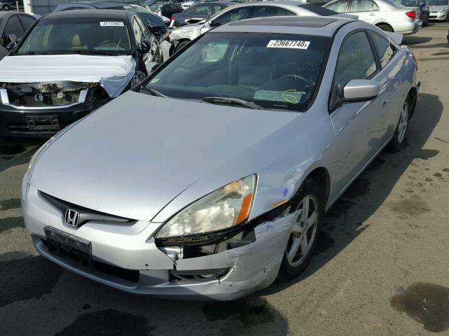 1HGCM72663A031958 - 2003 HONDA ACCORD EX SILVER photo 2