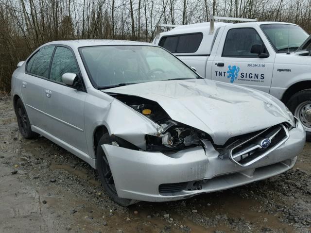 4S3BL616657210915 - 2005 SUBARU LEGACY 2.5 SILVER photo 1