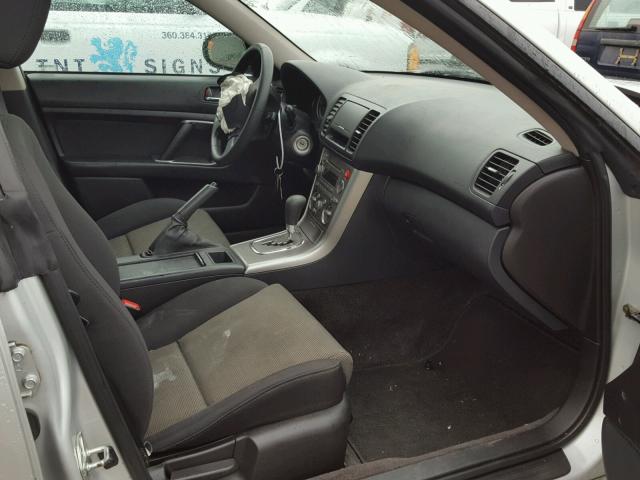 4S3BL616657210915 - 2005 SUBARU LEGACY 2.5 SILVER photo 5