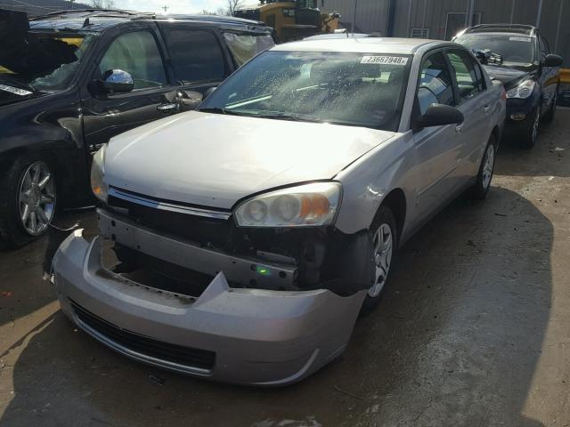 1G1ZS58F78F132049 - 2008 CHEVROLET MALIBU LS SILVER photo 2