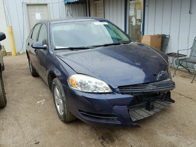 2G1WT58K179413364 - 2007 CHEVROLET IMPALA LT BLUE photo 1