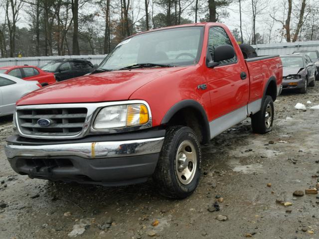 1FTRF18253NA74703 - 2003 FORD F150 RED photo 2