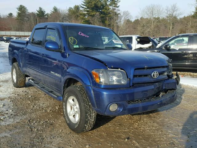 5TBDT48155S471135 - 2005 TOYOTA TUNDRA DOU BLUE photo 1