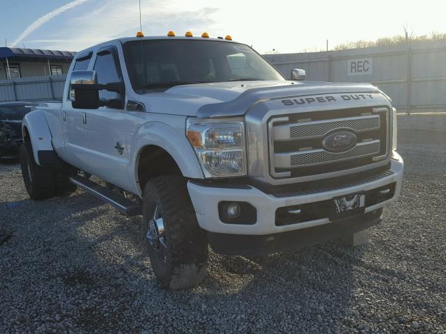 1FT8W3DT0FEA02270 - 2015 FORD F350 SUPER WHITE photo 1