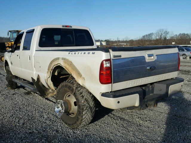 1FT8W3DT0FEA02270 - 2015 FORD F350 SUPER WHITE photo 3