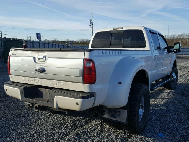 1FT8W3DT0FEA02270 - 2015 FORD F350 SUPER WHITE photo 4