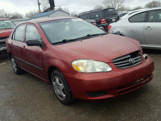 1NXBR32E34Z247015 - 2004 TOYOTA COROLLA SE MAROON photo 1