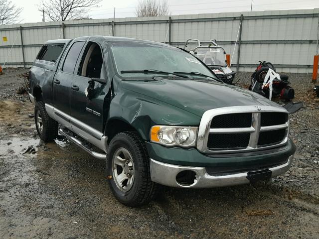 3D7HU18Z82G186472 - 2002 DODGE RAM 1500 GREEN photo 1