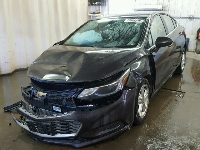 1G1BE5SM5G7324692 - 2016 CHEVROLET CRUZE LT CHARCOAL photo 2