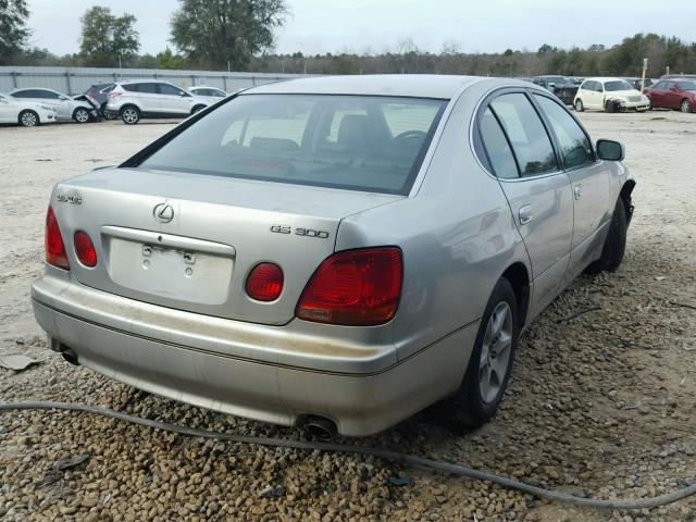 JT8BD69S810135375 - 2001 LEXUS GS 300 SILVER photo 4