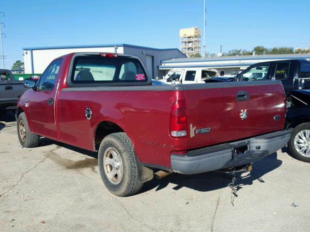 1FTRF17212NC06727 - 2002 FORD F150 红色 照片 3