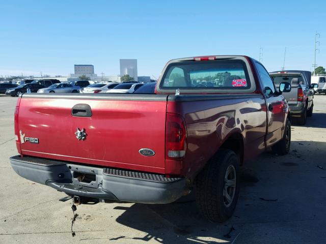 1FTRF17212NC06727 - 2002 FORD F150 RED photo 4