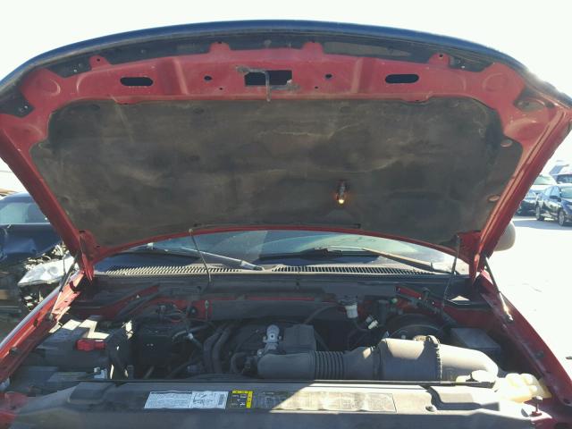 1FTRF17212NC06727 - 2002 FORD F150 RED photo 7