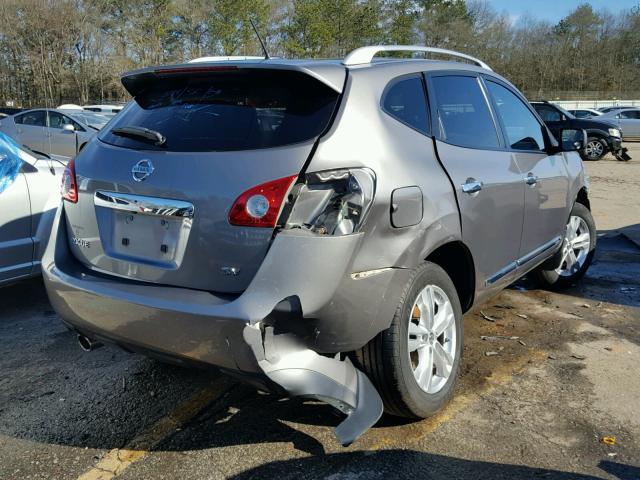 JN8AS5MT6DW535325 - 2013 NISSAN ROGUE S GRAY photo 4