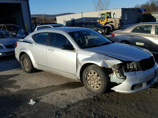 1B3BD4FB5BN598610 - 2011 DODGE AVENGER EX SILVER photo 1