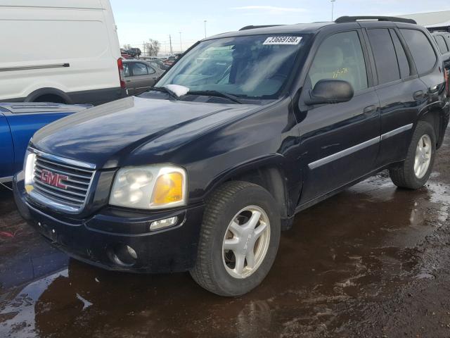 1GKDS13S472282337 - 2007 GMC ENVOY BLACK photo 2