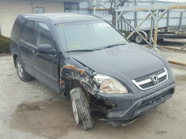 JHLRD78802C016606 - 2002 HONDA CR-V EX BLACK photo 1