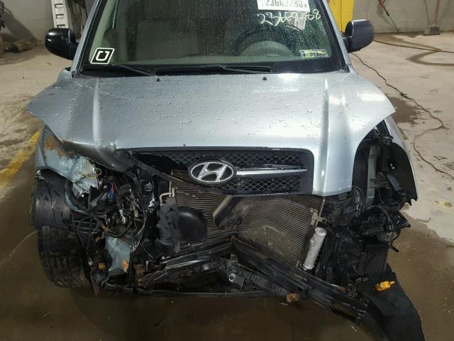 KM8JM12B67U648695 - 2007 HYUNDAI TUCSON GLS BLUE photo 7