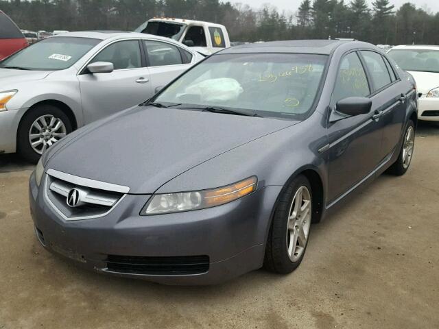 19UUA66275A056157 - 2005 ACURA TL GRAY photo 2