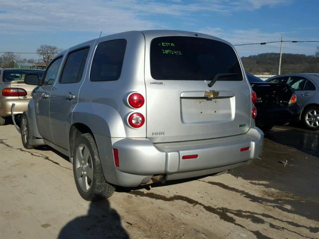 3GNBAAFW7BS572337 - 2011 CHEVROLET HHR LS SILVER photo 3