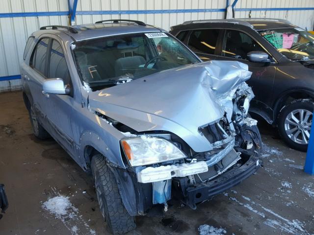 KNDJC733755450622 - 2005 KIA SORENTO EX BLUE photo 1