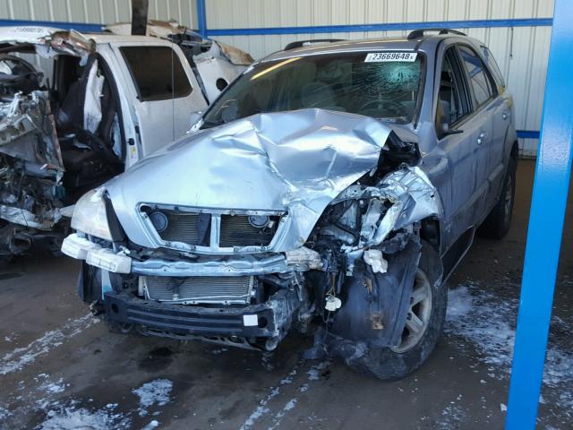 KNDJC733755450622 - 2005 KIA SORENTO EX BLUE photo 2