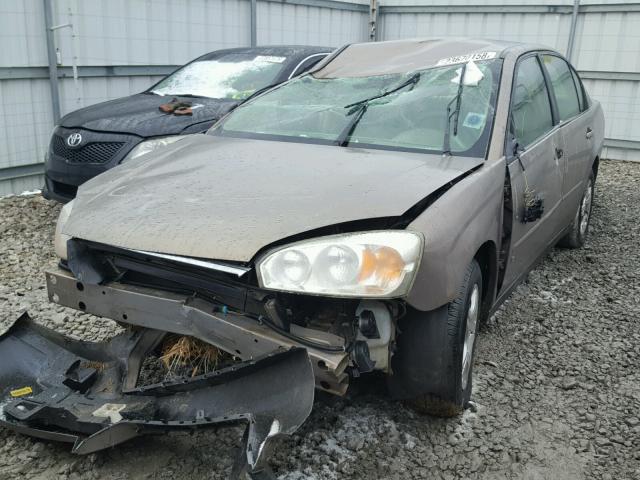 1G1ZS58F47F226677 - 2007 CHEVROLET MALIBU LS BROWN photo 2