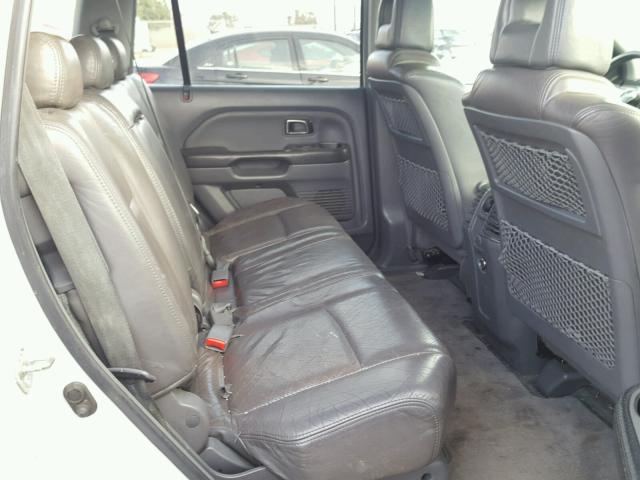 2HKYF18543H593375 - 2003 HONDA PILOT EXL SILVER photo 6