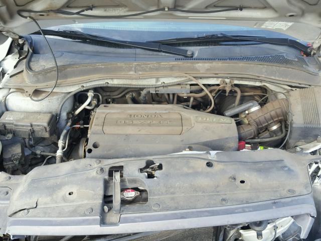 2HKYF18543H593375 - 2003 HONDA PILOT EXL SILVER photo 7