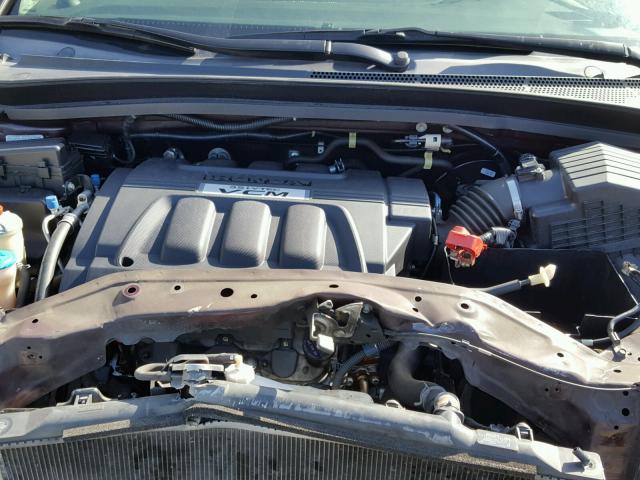 5FNRL38618B402048 - 2008 HONDA ODYSSEY EX MAROON photo 7