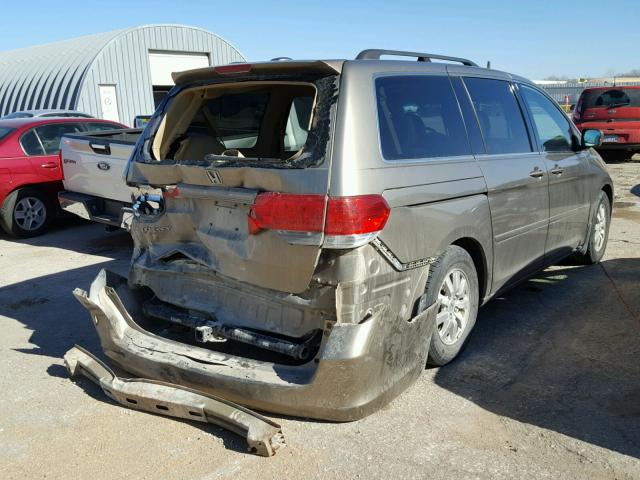 5FNRL38659B406198 - 2009 HONDA ODYSSEY EX TAN photo 4