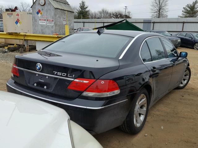 WBAHN83537DT68926 - 2007 BMW 750 BLACK photo 4