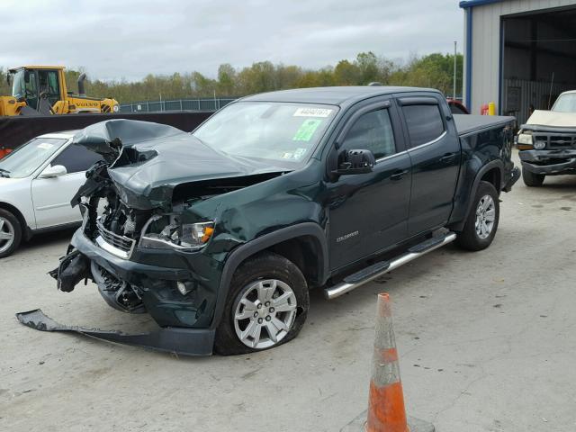 1GCGTCE39G1140563 - 2016 CHEVROLET COLORADO L GREEN photo 2