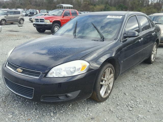 2G1WU583481344787 - 2008 CHEVROLET IMPALA LTZ BLACK photo 2