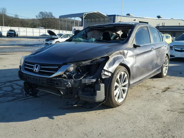 1HGCR2F52DA065886 - 2013 HONDA ACCORD SPO GRAY photo 2