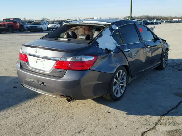 1HGCR2F52DA065886 - 2013 HONDA ACCORD SPO GRAY photo 4