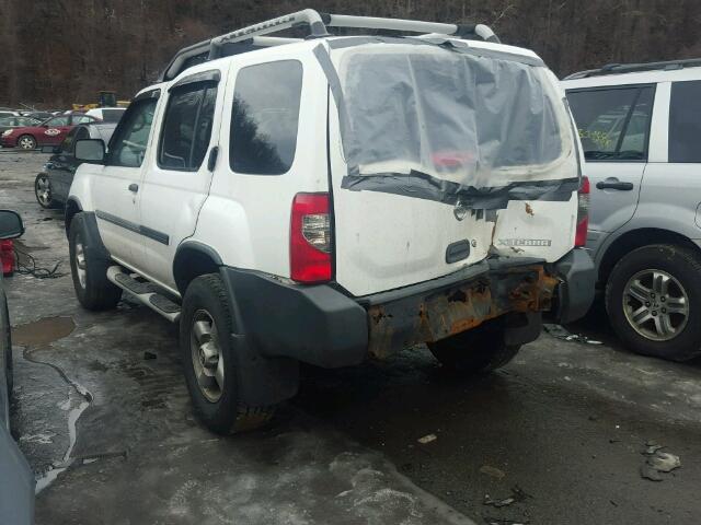 5N1ED28Y12C583255 - 2002 NISSAN XTERRA XE WHITE photo 3