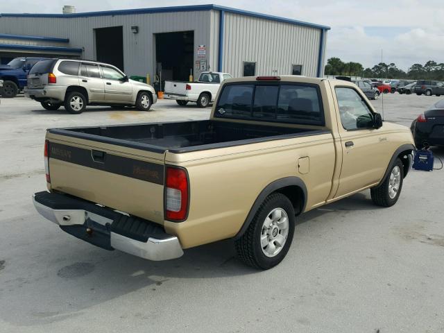 1N6DD21S2WC316098 - 1998 NISSAN FRONTIER X GOLD photo 4