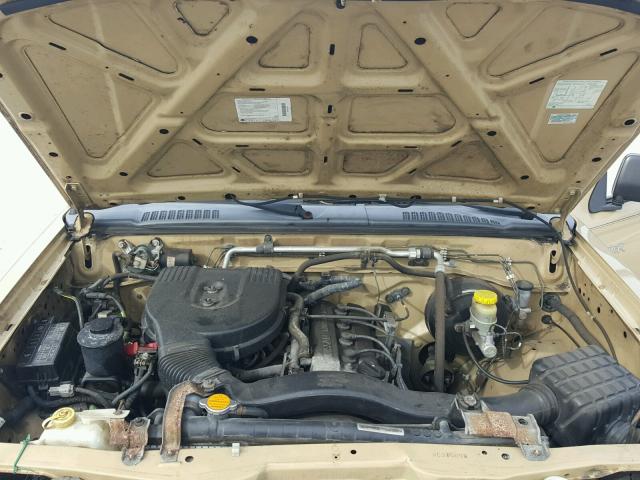 1N6DD21S2WC316098 - 1998 NISSAN FRONTIER X GOLD photo 7