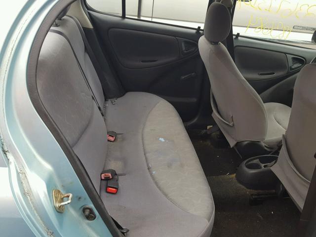 JTDBT123030295117 - 2003 TOYOTA ECHO BLUE photo 6