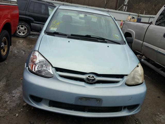 JTDBT123030295117 - 2003 TOYOTA ECHO BLUE photo 9